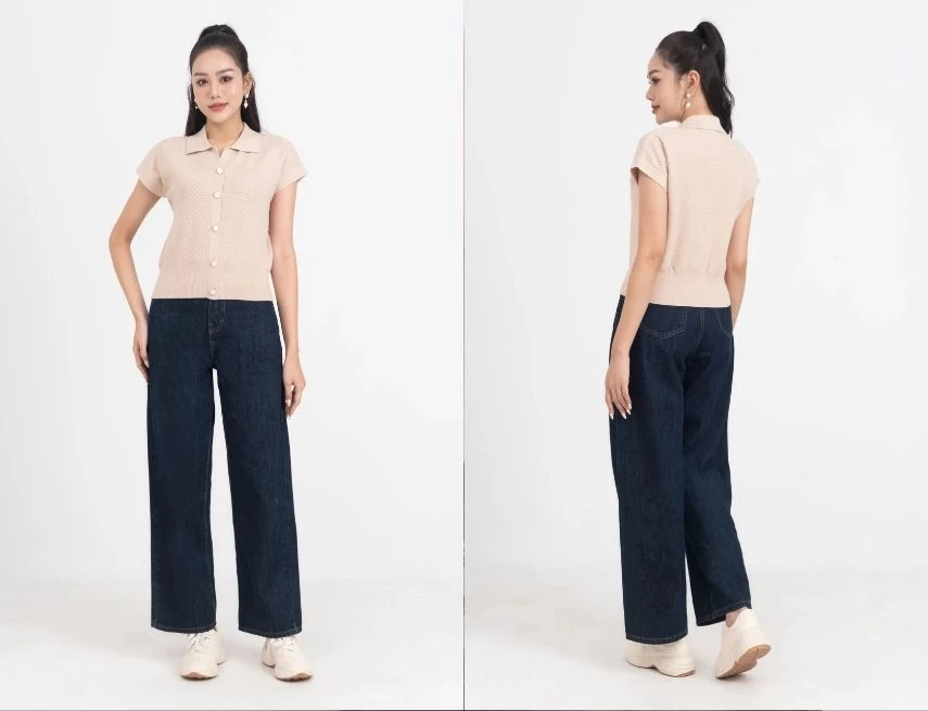 Mẫu quần Mon jeans thoải mái 