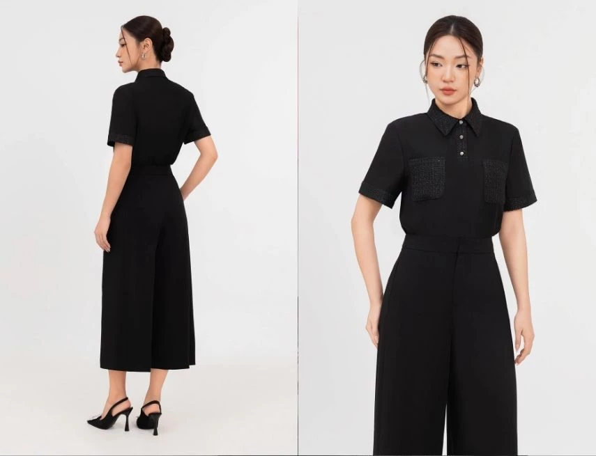 Phối đò trang phục all in black cơ bản 