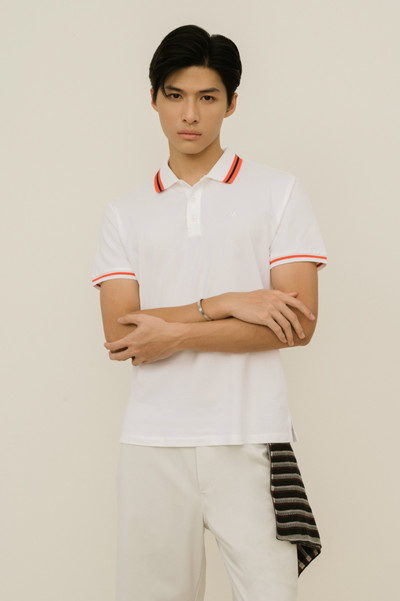 Flexi Polo - Áo Slim fit viền cam
