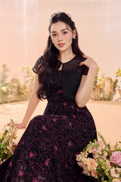 Set đầm họa tiết Viscose