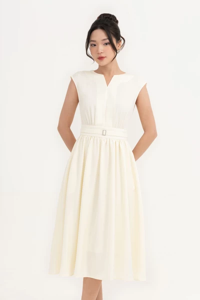 Đầm xòe Tuytsi tay hến