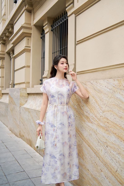 Lilas Dream - Đầm suông hoa nhí