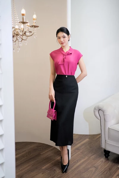 Classic Silk Skirt - Chân váy dáng chữ A