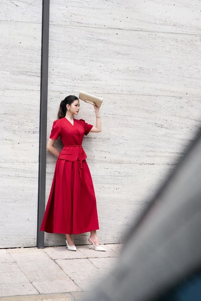 Pleated Flowy Skirt - Chân váy Tuytsi
