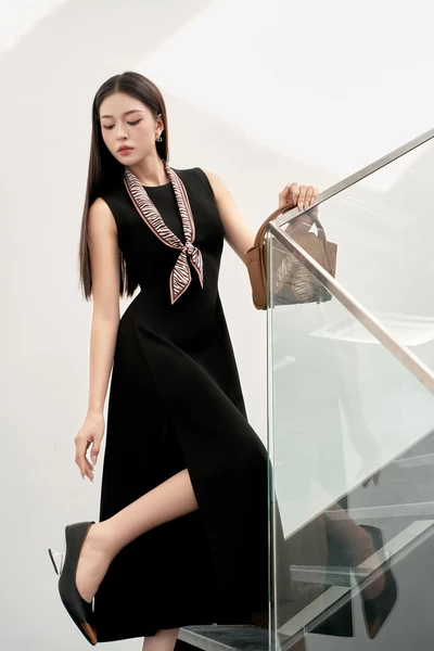 Đầm A-line Eternal (kèm khăn lụa)