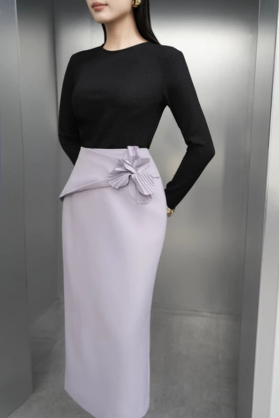 Chân váy bút chì Elegant Bloom