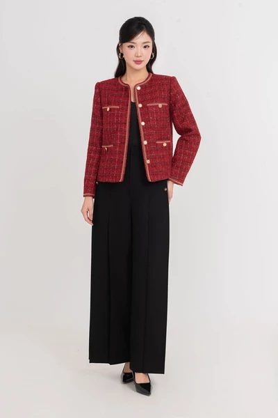 Áo khoác Tweed Red Classic