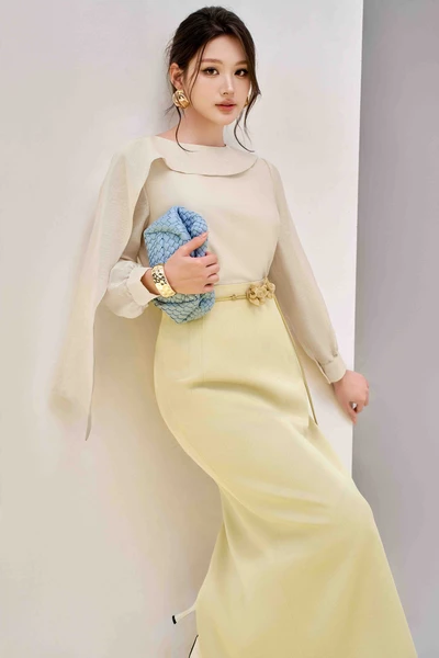 Chân váy bút chì Sunlit