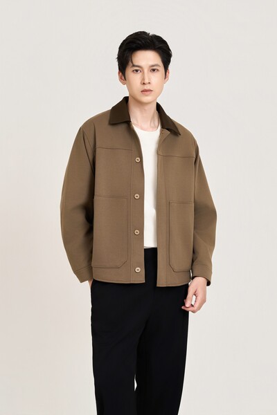 Áo khoác brown Minimal