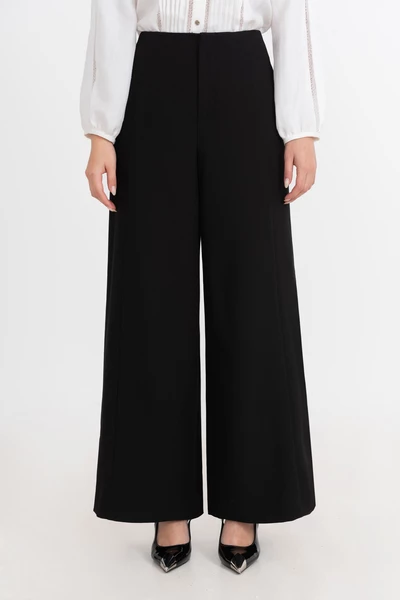 Quần suông ống rộng Ebony Elegant