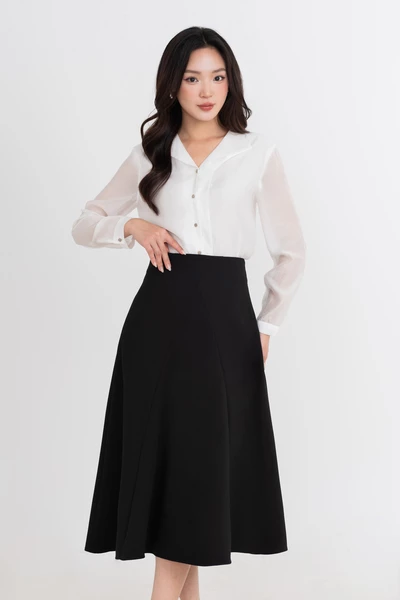 Áo sơ mi lụa Soft Grace