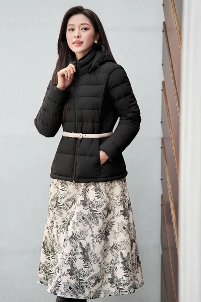 Áo phao Hooded Puffer