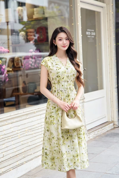 Đầm họa tiết Springlight Floral