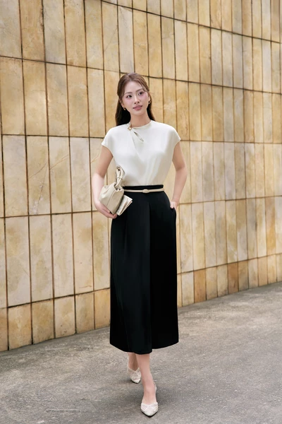 Quần Tây Elegant Cropped