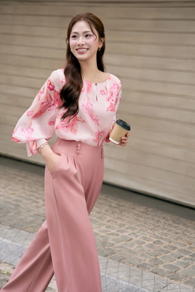 Áo kiểu Blush Essence