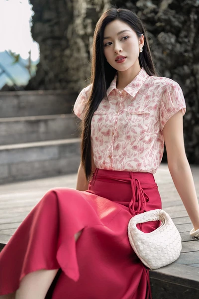 Áo sơ mi Blooming Whisper