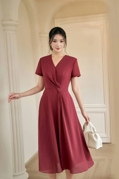 Đầm lụa Velvet Flow