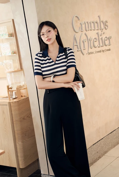 Áo len dệt kim Marine Chic