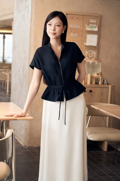 Áo công sở Basic Navy