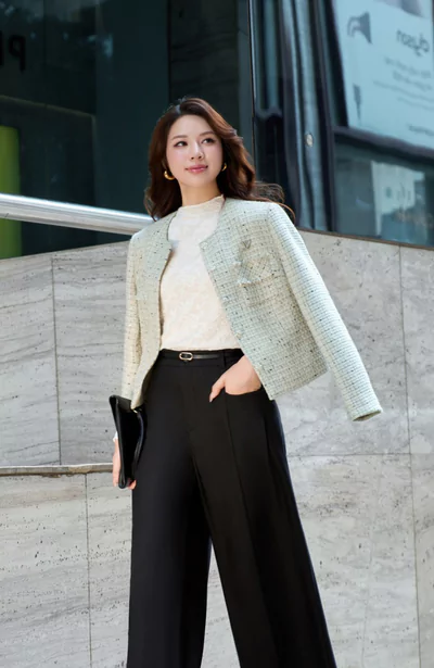 Áo Tweed Timeless Weave